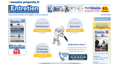 Desktop Screenshot of annuaire-proprete.fr